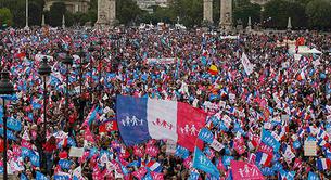 Otra manifestación contra el matrimonio homosexual en Francia acaba con disturbios