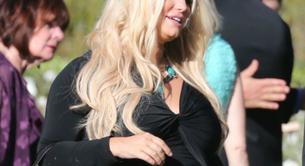 Jessica Simpson, inmensa en la boda de una amiga