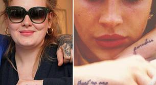 Adele copia, sin querer, el tatuaje de Lana del Rey
