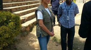 Christina Aguilera llega a Ruanda casi sin avisar