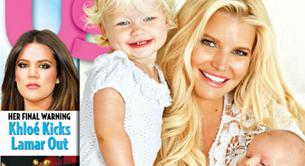 Jessica Simpson presenta, por 100.000 dólares, a su nuevo retoño en público