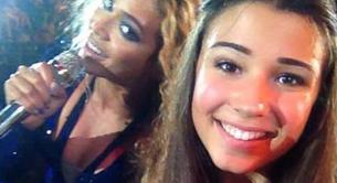 Beyoncé se cuela en la foto de una fan en su concierto y se tira de lo alto de un edificio