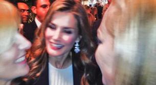 Belén Esteban y Letizia Ortiz hablan en la fiesta de aniversario de La Razón