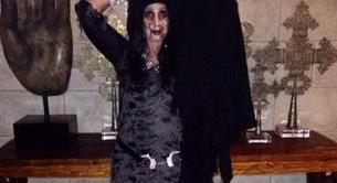 Cher, disfrazada de zombi en Halloween
