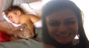 Justin Bieber, grabado durmiendo junto a una prostituta