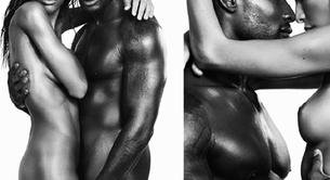 Tyson Beckford desnudo con la modelo transexual Ines Rau