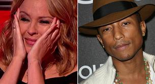 Kylie lloró con Pharrell en el estudio