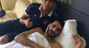 Dani Güiza, gay según la prensa de Paraguay por su foto con otro futbolista en la cama