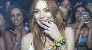 Lindsay Lohan, pillada bebiendo vodka en Coachella