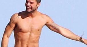 Ricky Martin desnudo en Instagram