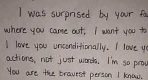 La emocionante respuesta de una madre ante la salida del armario de su hijo