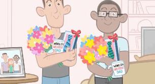 Felicitaciones LGBT para padres y madres de familias homoparentales