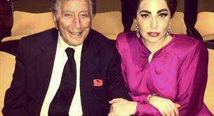 Lady Gaga se disfraza de abuela para grabar su disco con Tony Bennett
