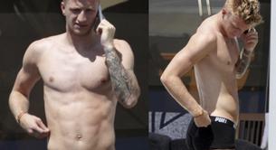 El futbolista alemán Marco Reus, en ropa interior en Ibiza