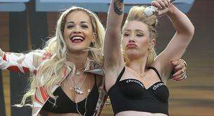 Rita Ora quiso un beso lésbico con Iggy Azalea en los VMAs