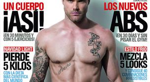Nick Youngquest desnudo, portada de Men's Health