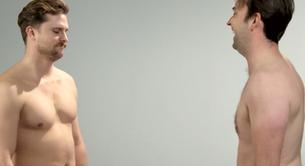 La reacción de parejas de amigos viéndose desnudos por primera vez