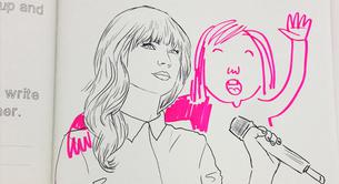 El libro para colorear a Taylor Swift