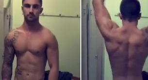 El twerk desnudo en un vestuario, viral del momento