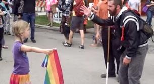 Zea, la niña de 7 años que se encaró a un manifestante homófobo