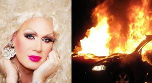 Una travesti en Miami, heroína al rescatar a un hombre de un coche en llamas