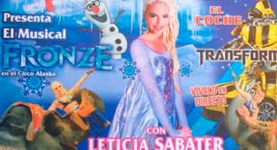 Leticia Sabater, protagonista del musical 'Fronze', la versión circense de 'Frozen'