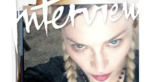 La selfie de Madonna, portada de 'Interview'