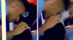 El beso gay de Neymar con Rafinha