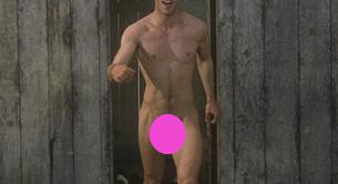 El actor Gabriel Garko desnudo completamente en 'Senso 45'