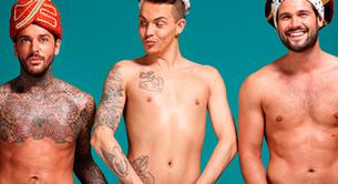 Famosos desnudos por Navidad: los buenorros de la televisión británica en Fabulous