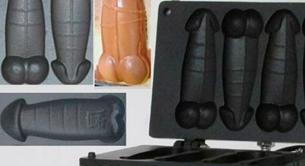 Se venden gofres en forma de pene