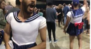 El vídeo del hombre travestido de Sailor Moon con Donald Trump