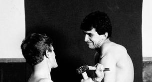 Militares desnudos en la exposición de Goran Kukic