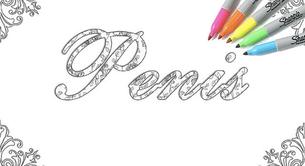 Llegan los libros para colorear penes