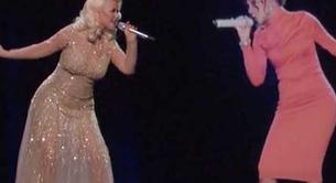 Se filtra la actuación censurada de Christina Aguilera con Whitney Houston