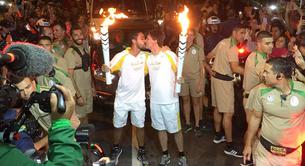 El beso gay en directo en los JJOO de Rio 2016