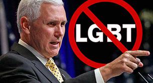 Mike Pence, el vicepresidente homófobo de los Estados Unidos