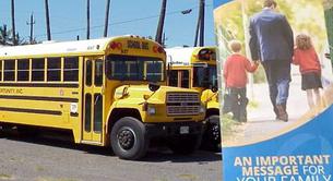 Un conductor de bus regala folletos anti gay a niños