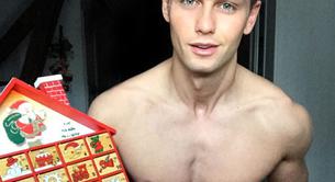 Las fotos íntimas del modelo Laurent Marchant desnudo y masturbándose