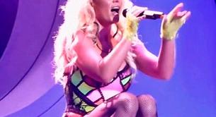 Britney Spears pierde la falda en Las Vegas