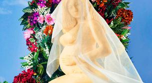 Brie-once, la estatua de queso de Beyoncé