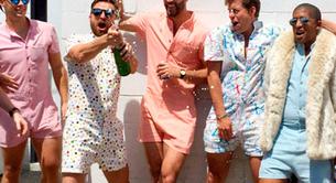 La moda del RompHim o monos cortos para hombre