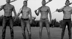 Deportistas desnudos: el equipo de jabalina de Alemania