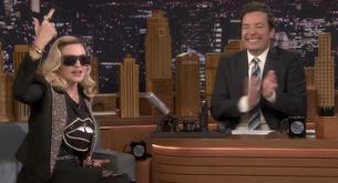 Madonna se pasa por Jimmy Fallon para promocionar su línea de cosméticos