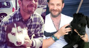 El nuevo viral es Tom Hardy sosteniendo cachorros