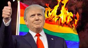 Trump acude a una reunión de homófobos y les apoya oficialmente
