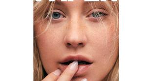 Christina Aguilera sin maquillaje en la portada de Paper Magazine