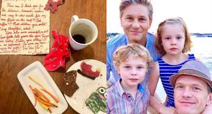 Santa Claus deja la nota de agradecimiento más bonita a los hijos de Neil Patrick Harris