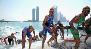 Banderas arcoíiris prohibidas en los triatlones
