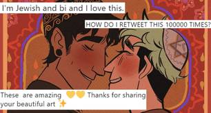 Ilustraciones de parejas gays judías y musulmanas se hacen virales